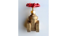 Brass gate valve screwed bsp PN20  